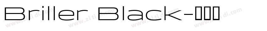 Briller Black字体转换